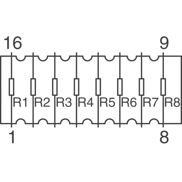 YC248-JR-0710KL YAGEO  Resistor Networks, Arrays